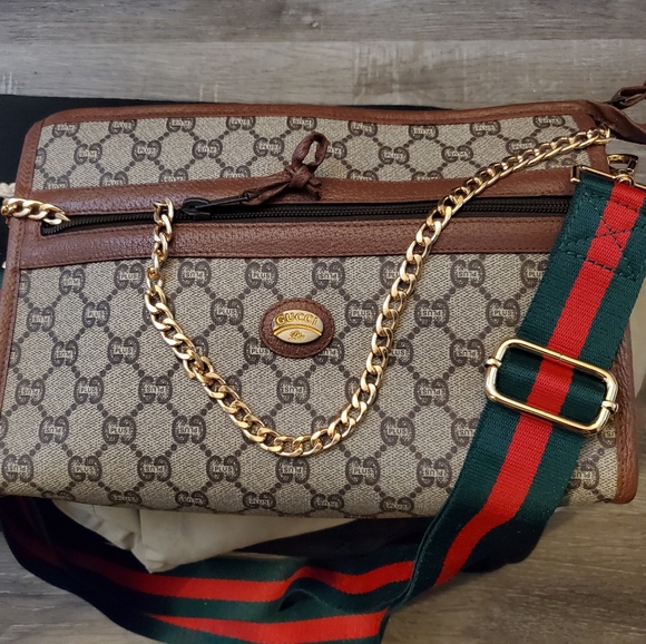 **SOLD On Mercari** Authentic Optional Crossbody & Chain Clutch - Picture 5 of 14